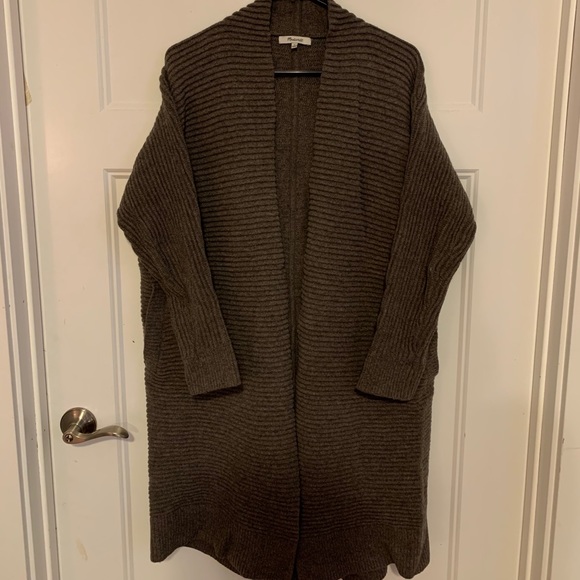 [MADEWELL] Fulton sweater coat in heather mink - Picture 7 of 8